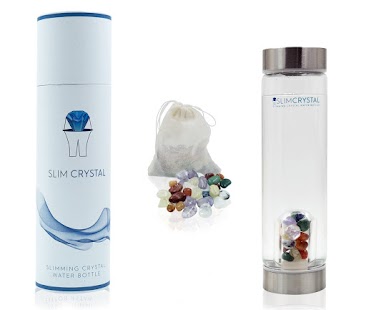 Slim Crystal Water Bottle