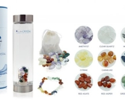 Slim Crystal Water Bottles